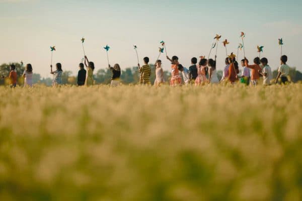 Rural children supported by the foundation